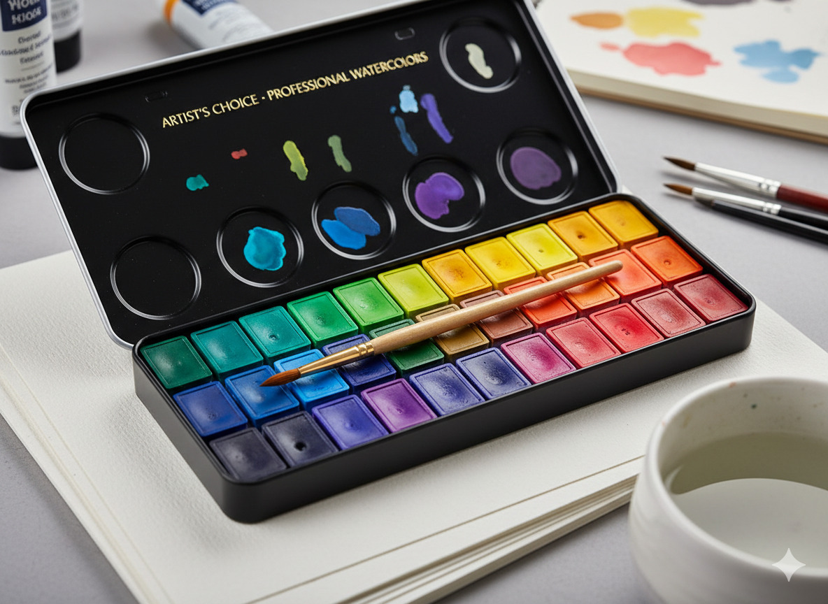 Set de Acuarelas Profesionales